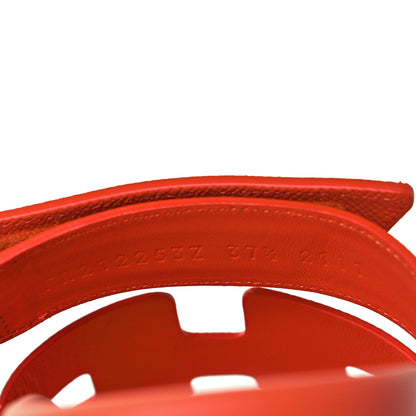 Hermes Epsom Womens Chypre Sandals 37.5 Rose Sorbert 8 of 8