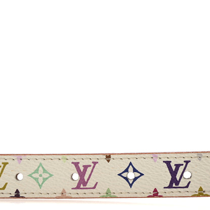 Louis Vuitton Monogram Multicolor Belt 80 32 White 4 of 6