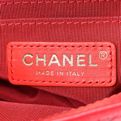 Chanel Velvet Quilted Mini Rectangular Pearl Crush Flap Coral 5 of 8