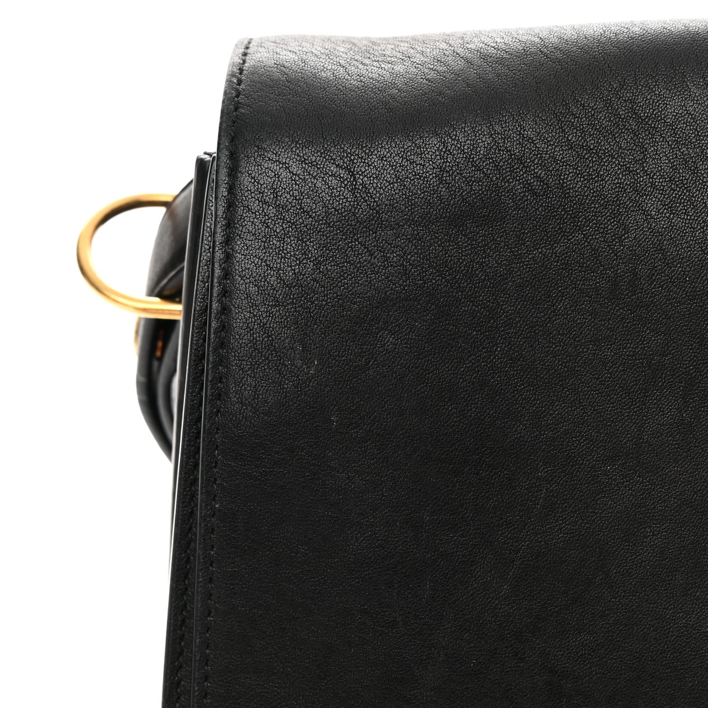 Lambskin Amalia Flap Shoulder Bag Black