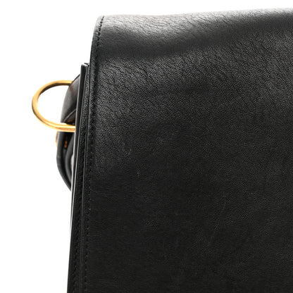 Saint Laurent Lambskin Amalia Flap Shoulder Bag Black 18 of 18