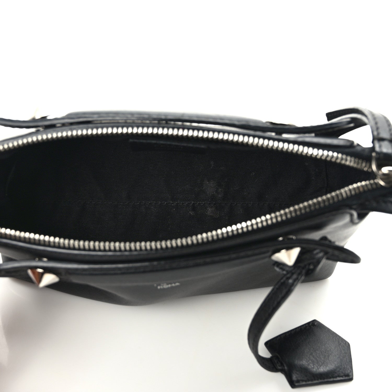 Fendi Vitello Dolce Mini By The Way Boston Bag Black 1525113
