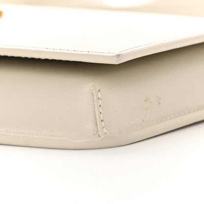 Saint Laurent Smooth Calfskin Monogram Phone Holder Crossbody Crema Soft 10 of 14