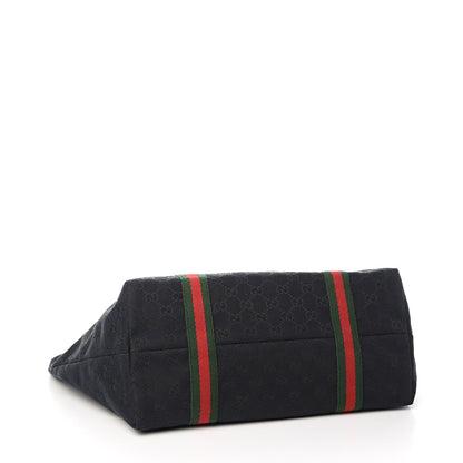 Gucci Monogram Large Jolicoeur Tote Black 4 of 17