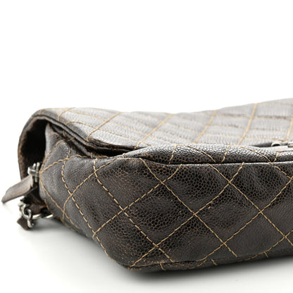 Chanel Iridescent Caviar Quilted Small Chic Flap Brown 9 of 12