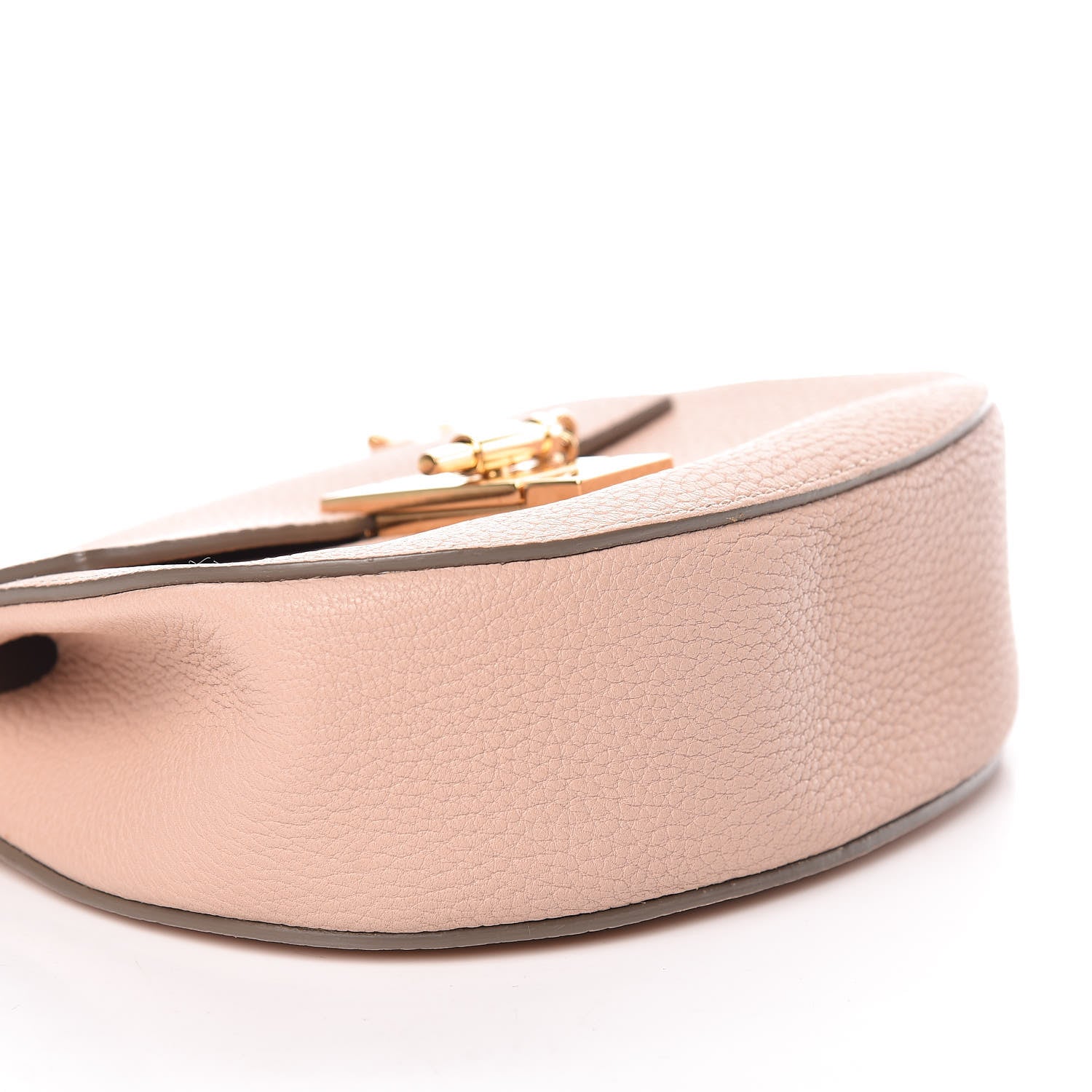 Chloe Grained Lambskin Mini Drew Shoulder Bag Cement Pink 5 of 13