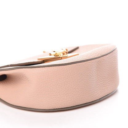 Chloe Grained Lambskin Mini Drew Shoulder Bag Cement Pink 5 of 13