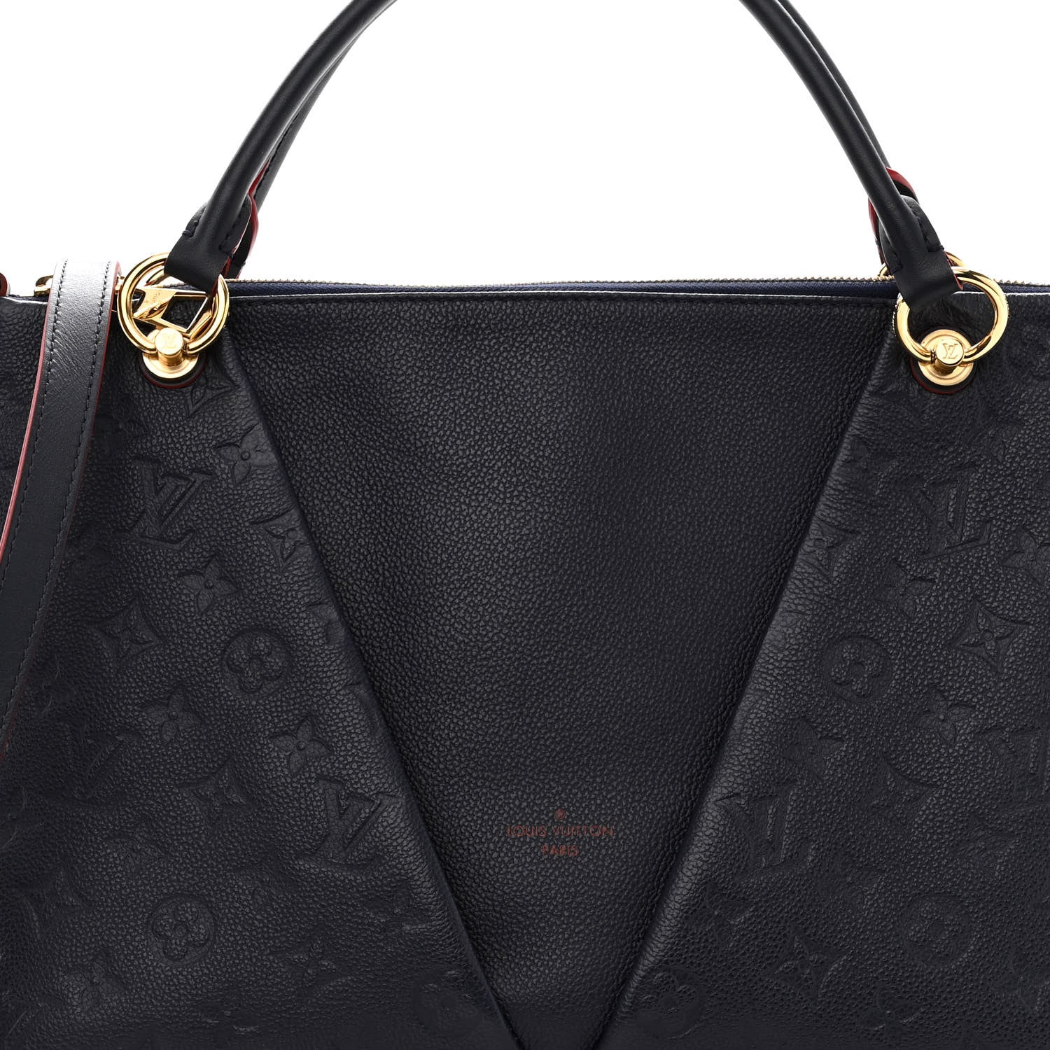Louis Vuitton Empreinte V Tote MM Marine Rouge 7 of 9