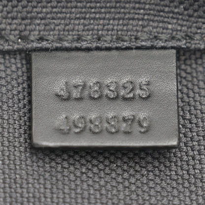 Gucci GG Supreme Monogram Web Belt Bag Black Grey 7 of 13