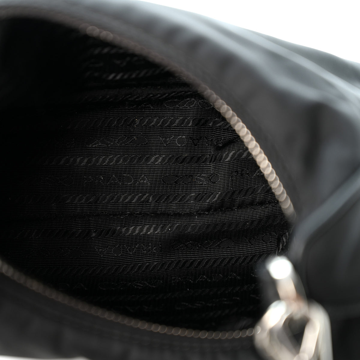 Prada Nylon Re-Edition 2005 Shoulder Bag Black 5 of 10