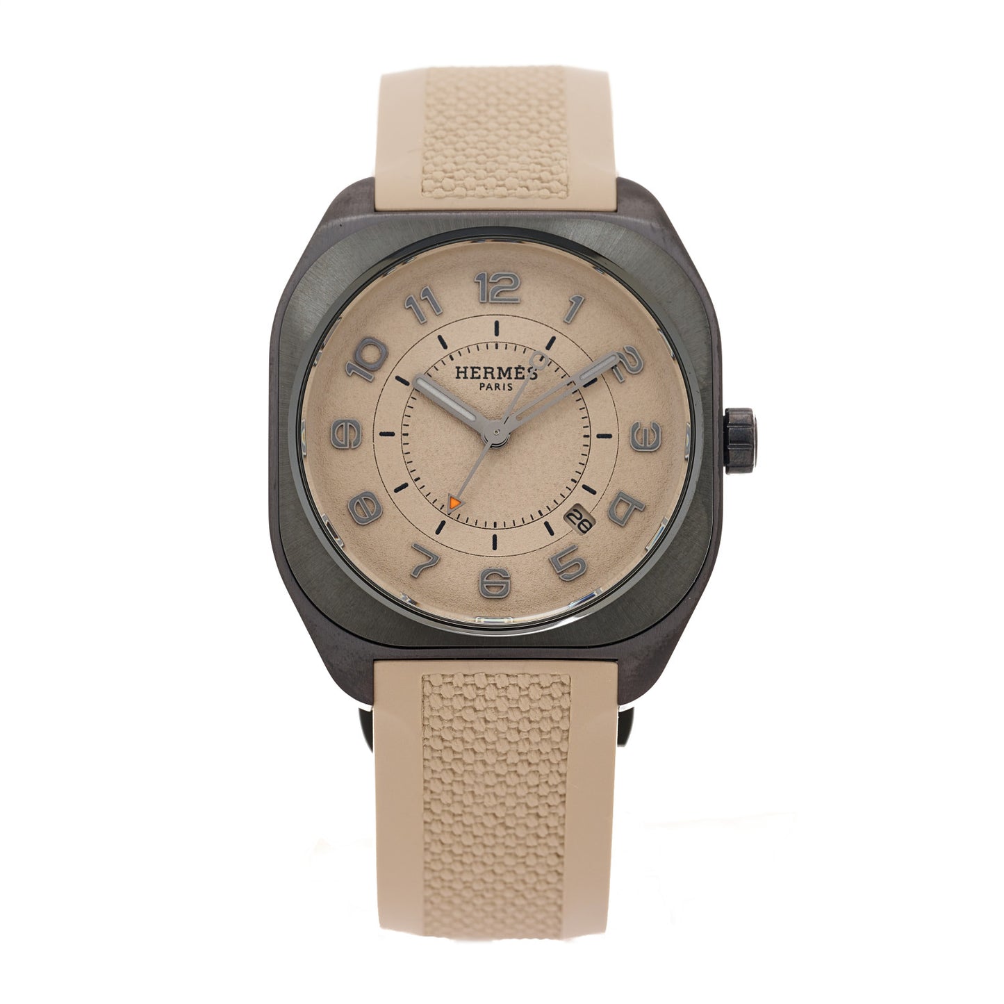 Titanium Rubber 39mm H08 Special Edition Automatic Watch Taupe