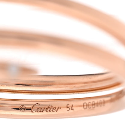 Cartier 18K Pink Gold Diamond Double Juste Un Clou Ring  54 7 5 of 6