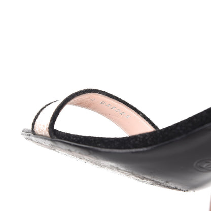 Chanel Fantasy Fabric Lurex Sandals 40 Pink Black 9 of 16