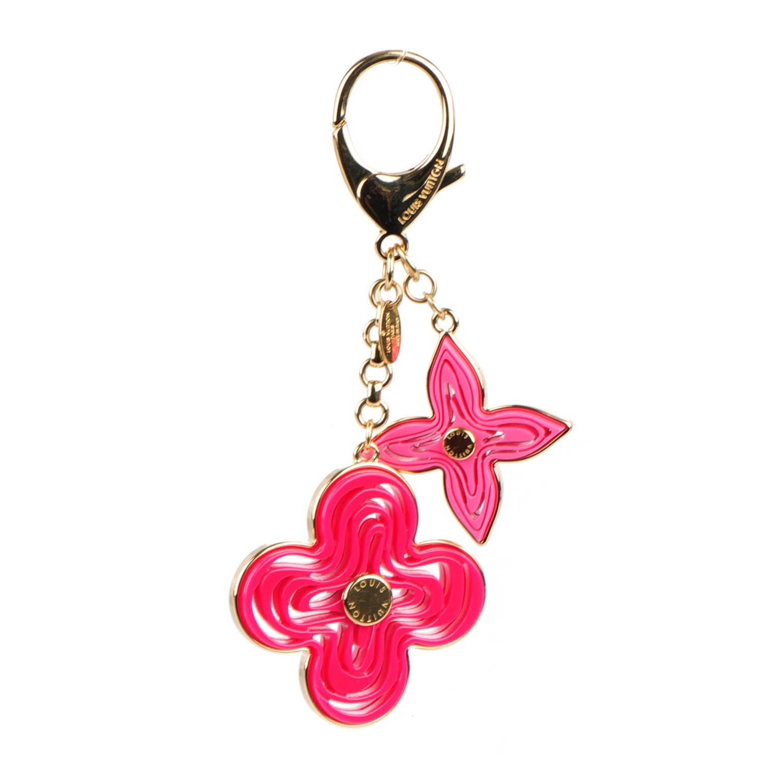 Louis Vuitton Resin Naif Bag Charm Pink 1 of 5