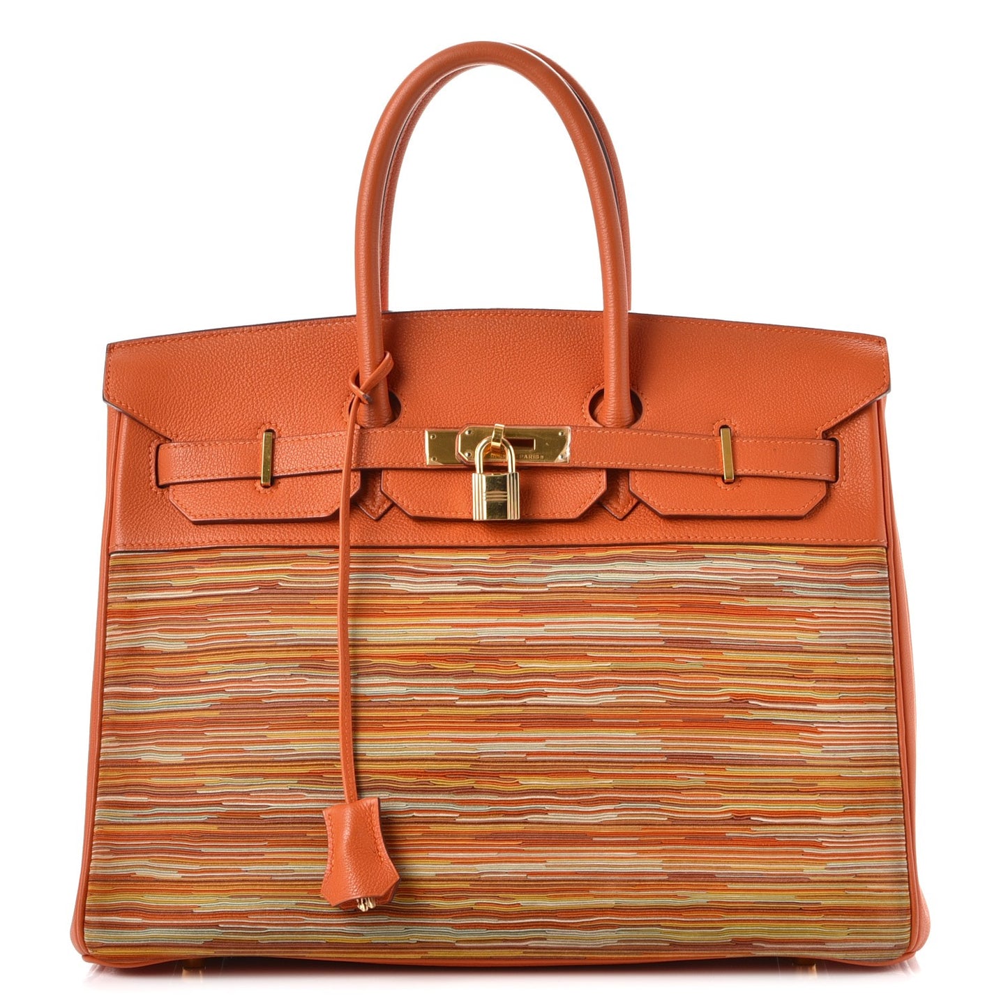 Togo Vibrato Birkin 35 Orange