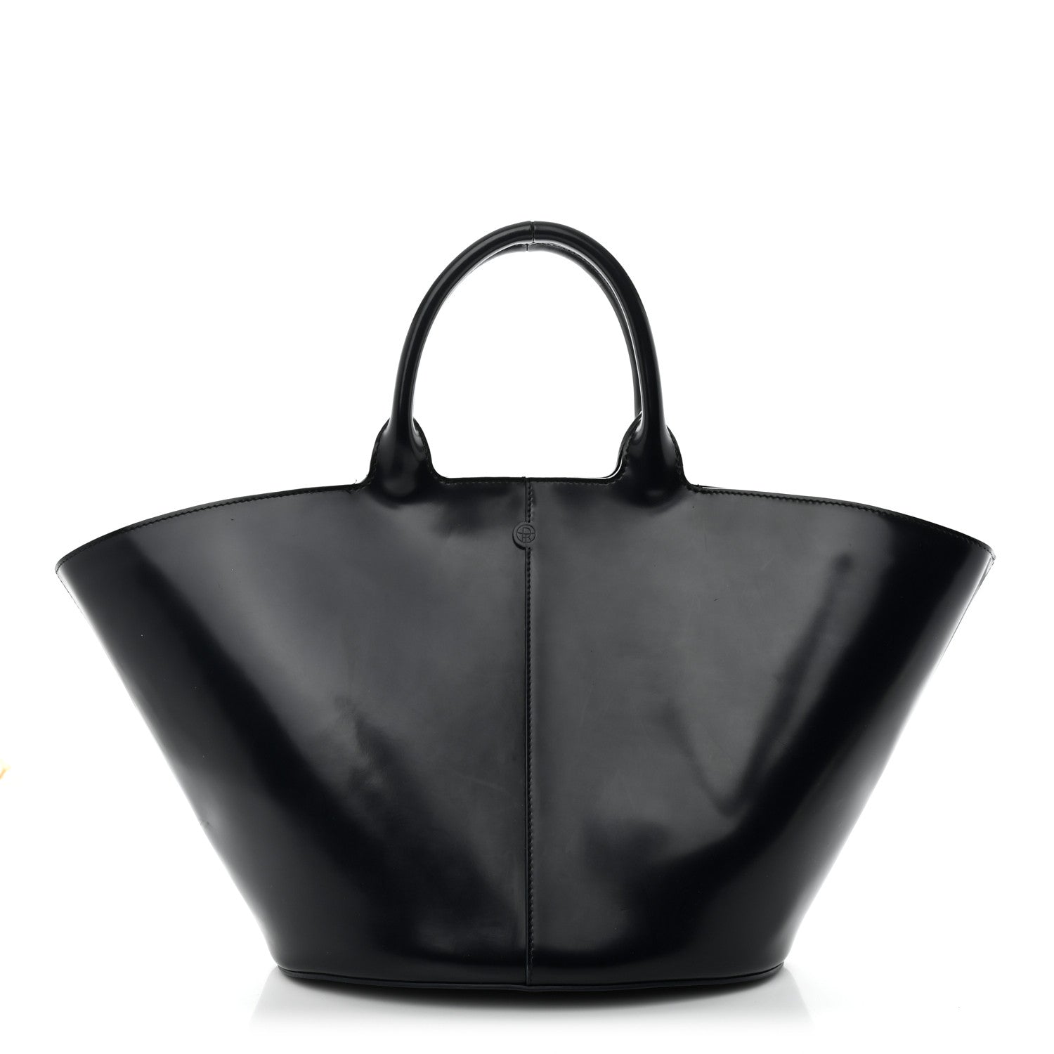 The Row Polished Vegetable Tanned Calfskin To Go Bag 1 of 9