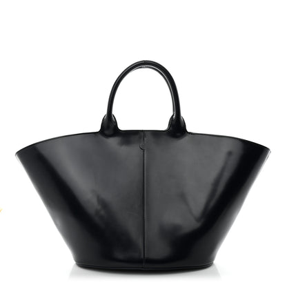 The Row Polished Vegetable Tanned Calfskin To Go Bag 1 of 9
