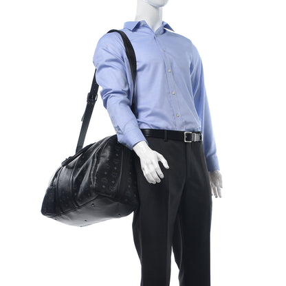 MCM Visetos XLarge Traveler Weekender Bag Black 2 of 11