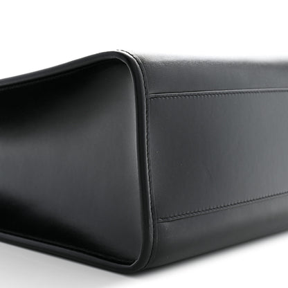 Saint Laurent Smooth Calfskin Maillon Cabas Tote Black 9 of 10