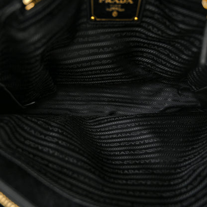 Prada Glace Calf Tote Black 5 of 12