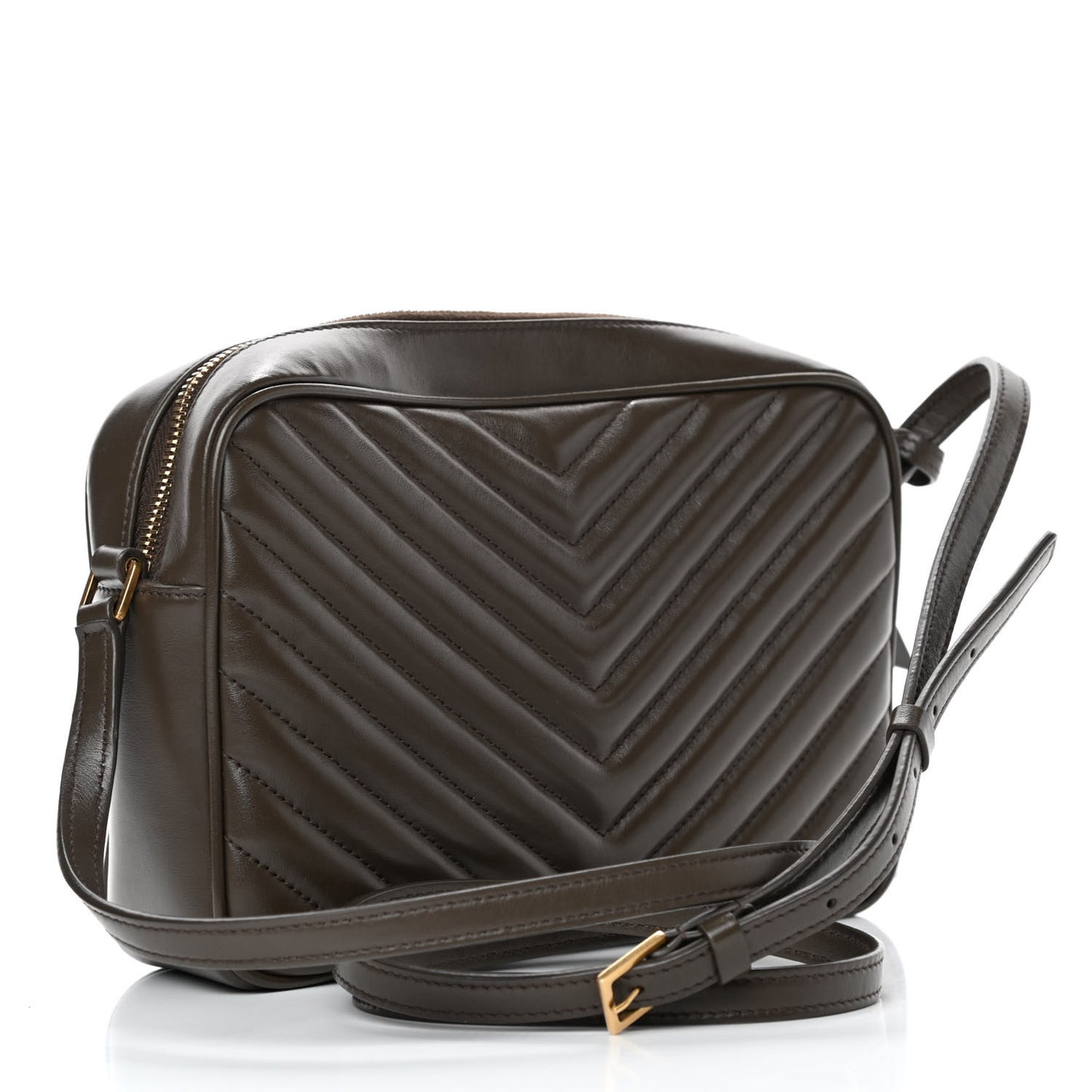 Calfskin Matelasse Monogram Lou Camera Bag Faggio