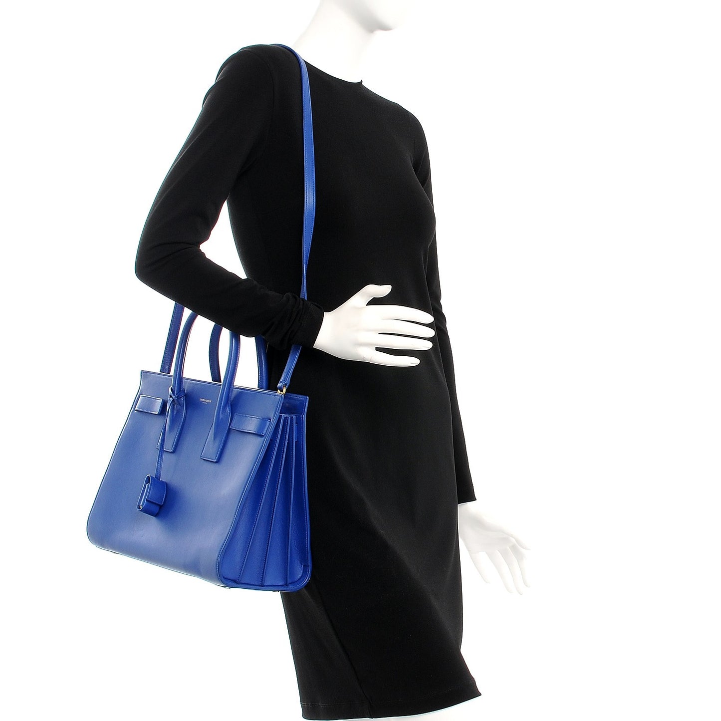 Calfskin Small Sac De Jour Blue Majorelle