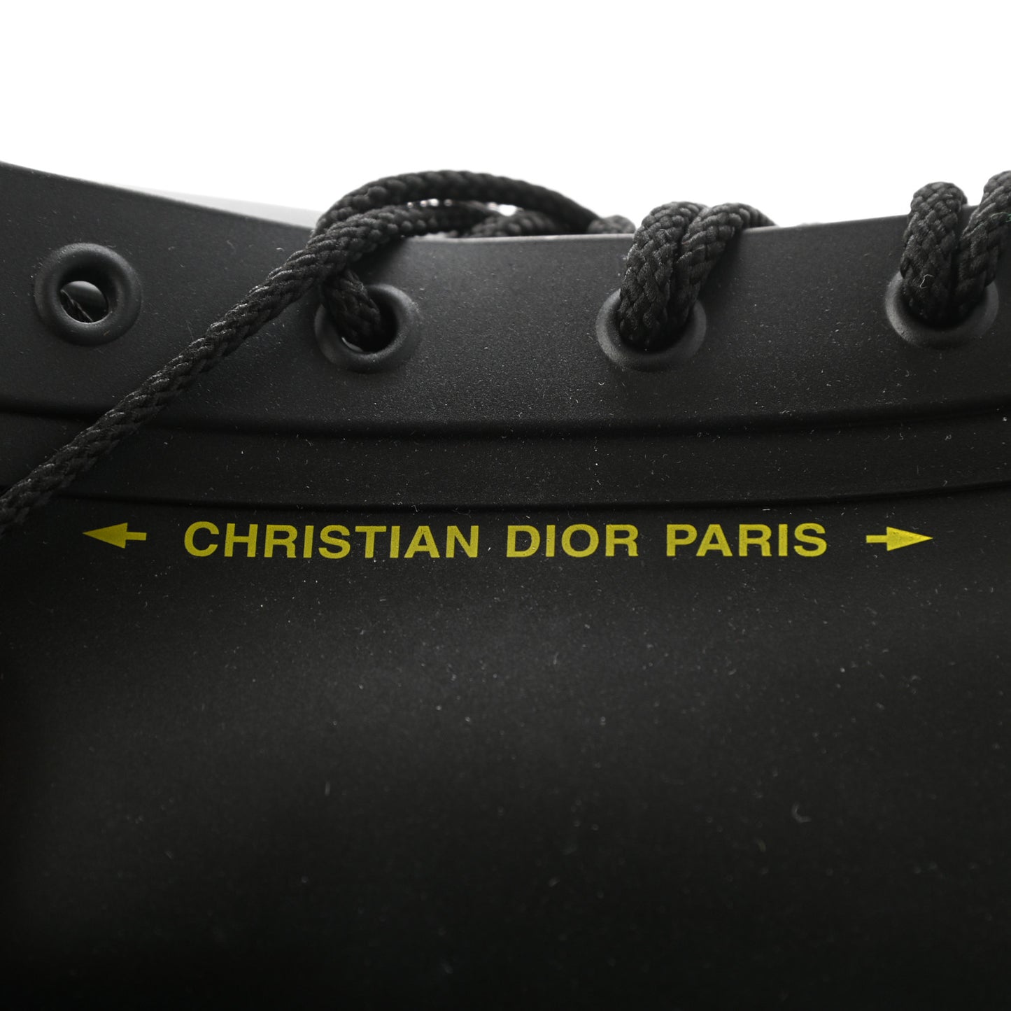Rubber Diorcamp Low Boots 41 Black