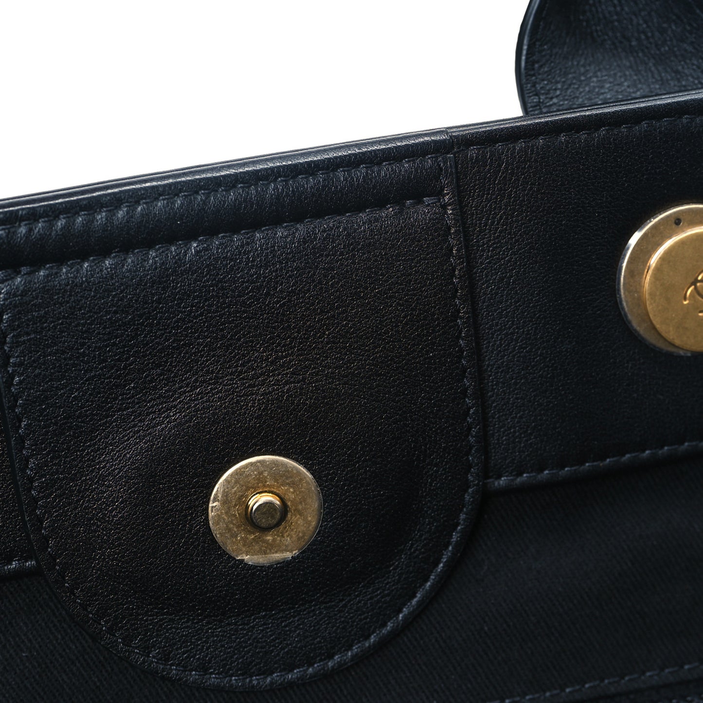 Calfskin Knit Medium Deauville Tote Black Beige