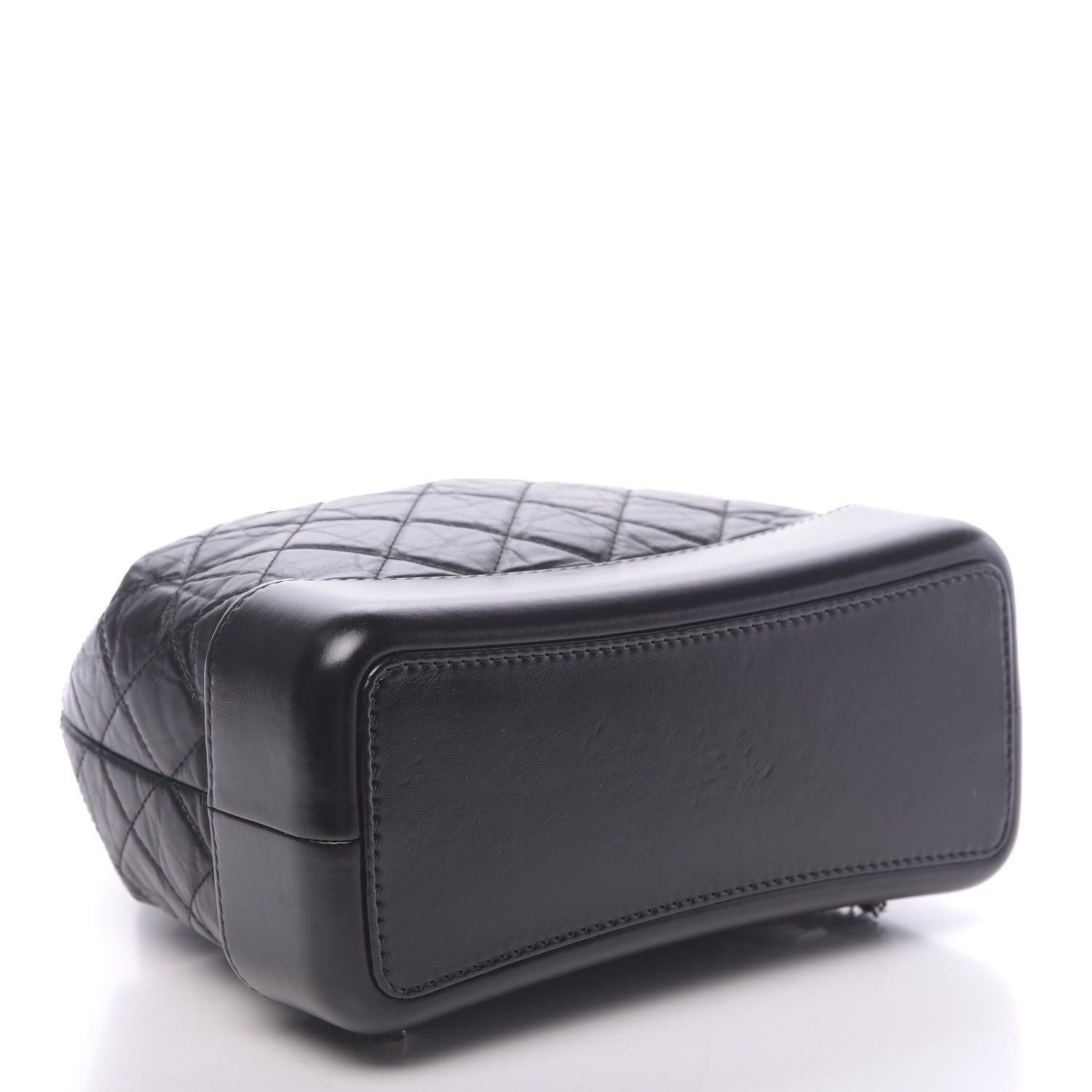 Chanel Aged Calfskin Quilted Gabrielle Backpack Black 3 of 11