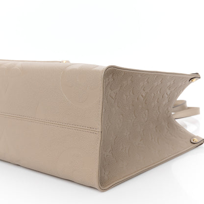 Louis Vuitton Empreinte Monogram Giant Onthego MM Tourterelle 9 of 9