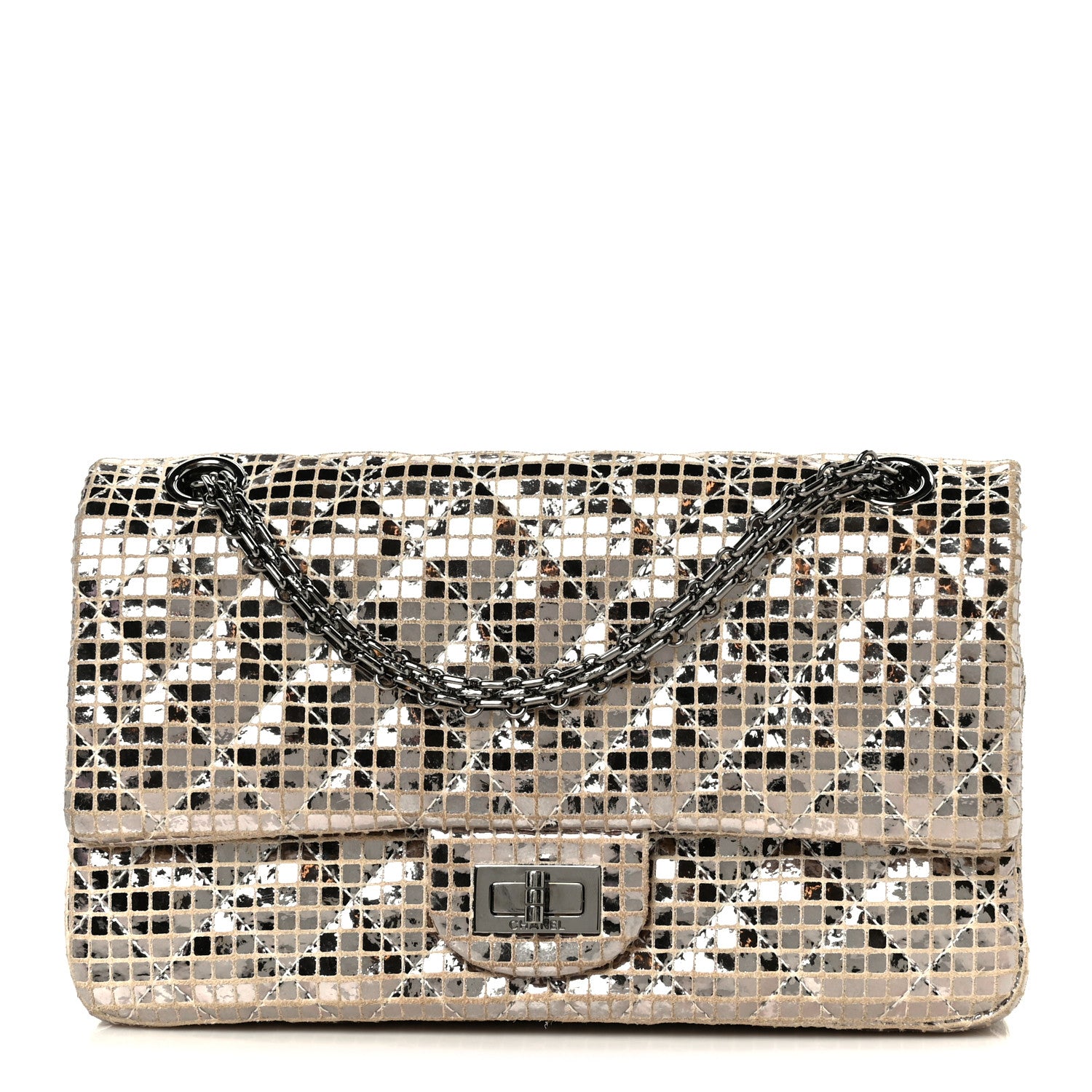Chanel Mirror 2.55 Reissue 225 Flap Silver 1 of 11