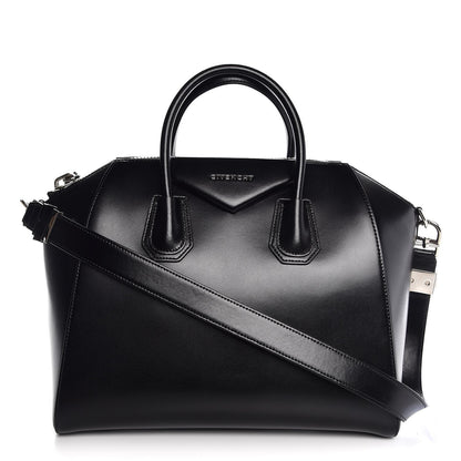 Givenchy Shiny Lord Calfskin Medium Antigona Black 1 of 7