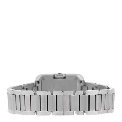 Cartier Stainless Steel 23mm Tank Anglaise Quartz Watch 3 of 4
