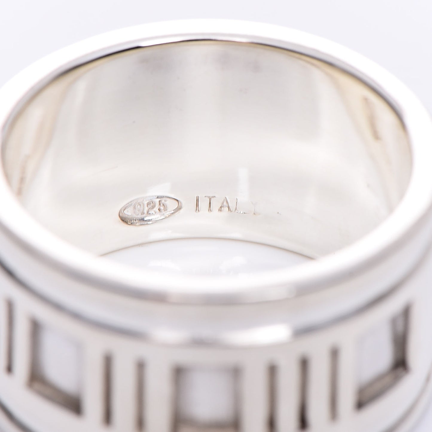 Sterling Silver Atlas Ring 57 8
