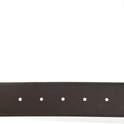 Louis Vuitton Damier Ebene 40mm LV Initiales Belt 85 34 7 of 7