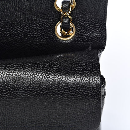 Chanel Caviar Quilted Small Double Flap Black 10 of 15