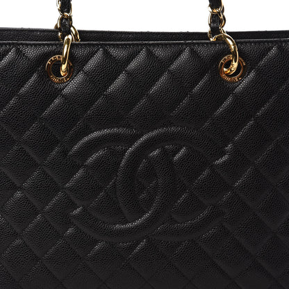 Chanel Caviar Quilted Grand Shopping Tote GST Black 10 of 11
