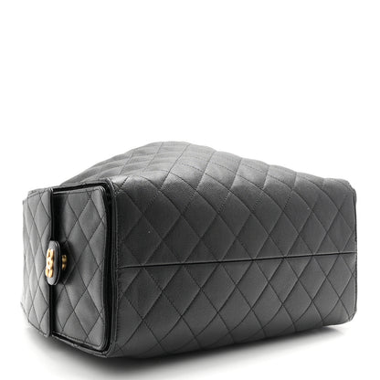 Chanel Caviar Quilted Medium Chanel 25 Handbag Black 5 of 12