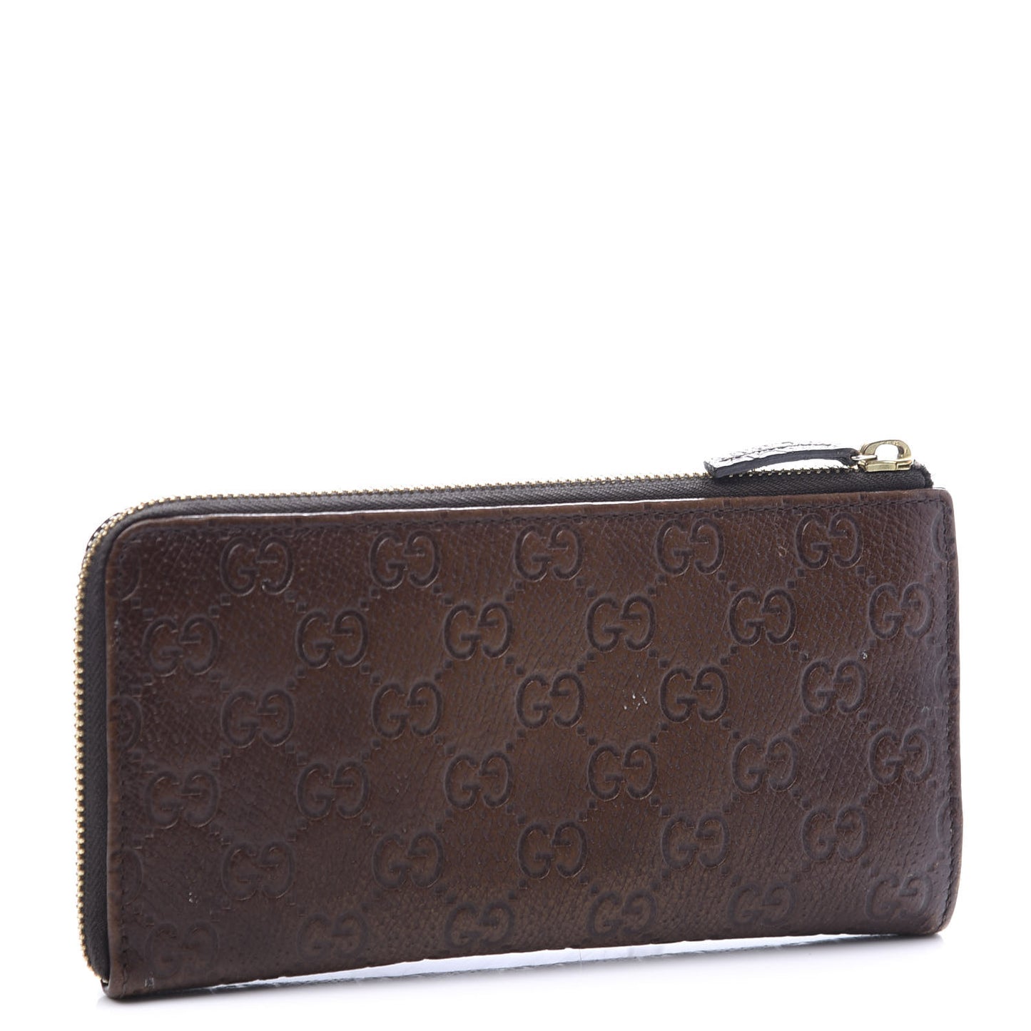Guccissima Donna Long Wallet Chocolate