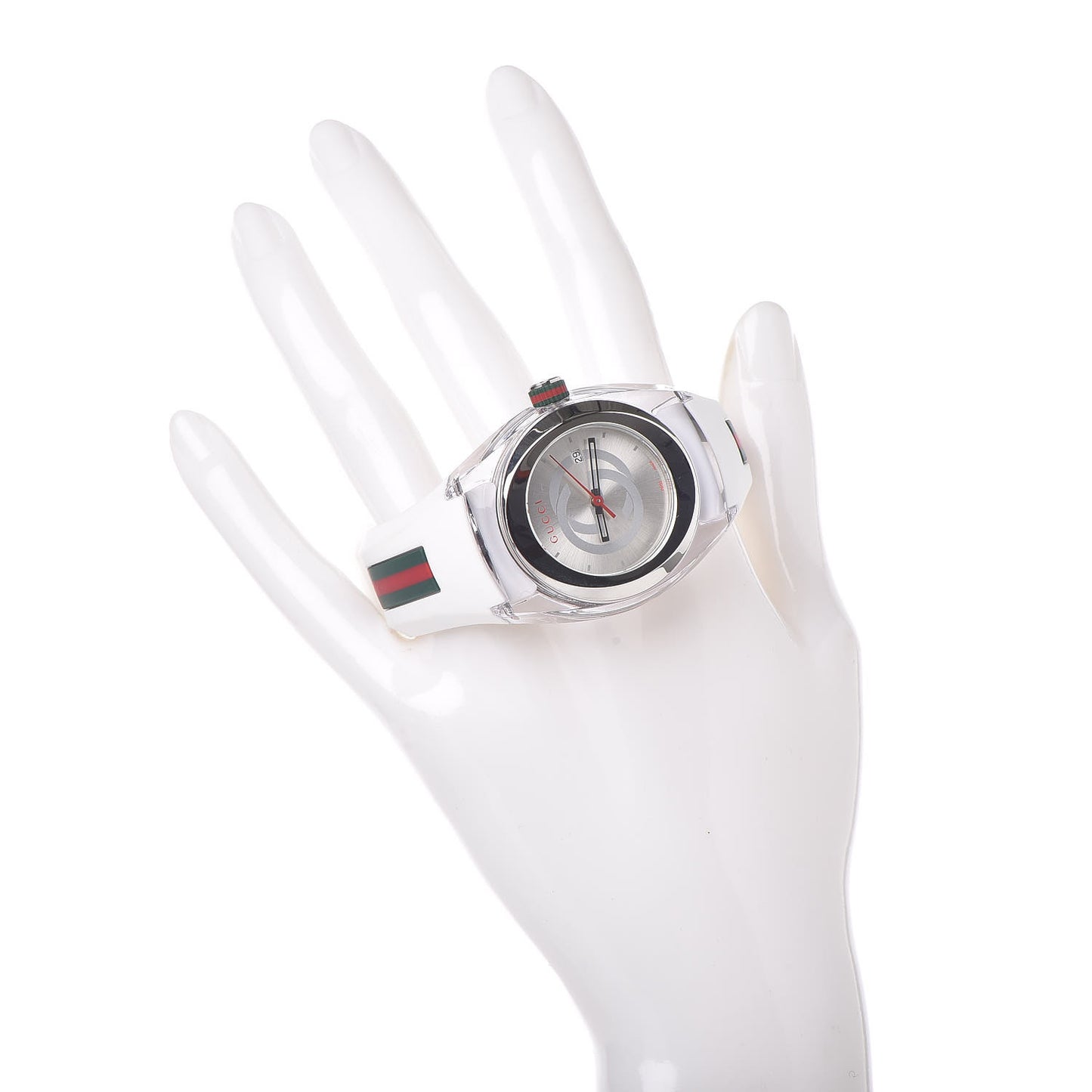 Stainless Steel Rubber 36mm Sync Web Quartz Watch