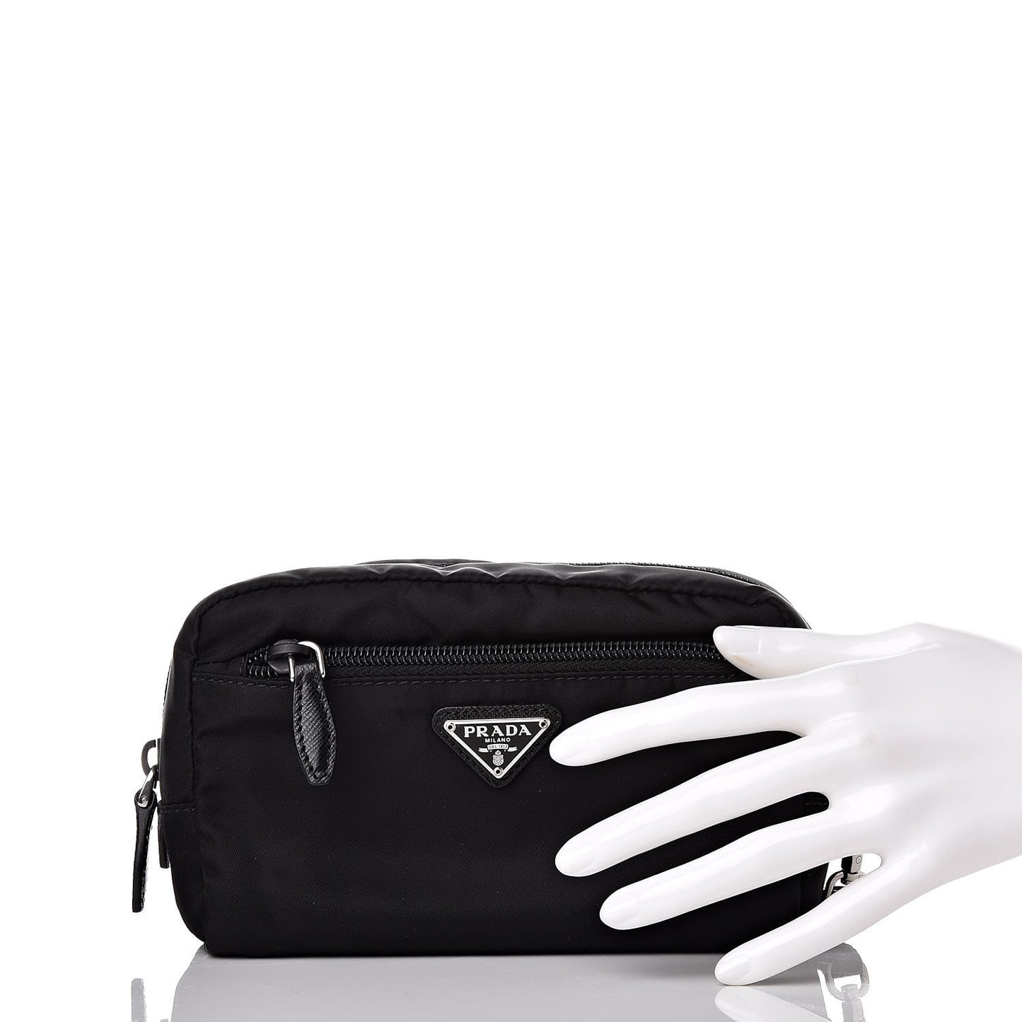 Tessuto Nylon Wristlet Black