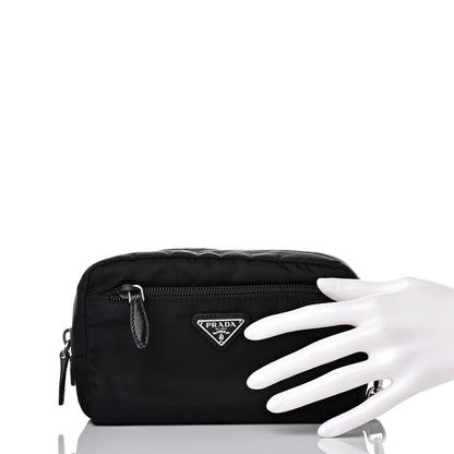 Prada Tessuto Nylon Wristlet Black 2 of 9