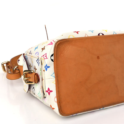 Louis Vuitton Monogram Multicolor Petit Noe White 6 of 7