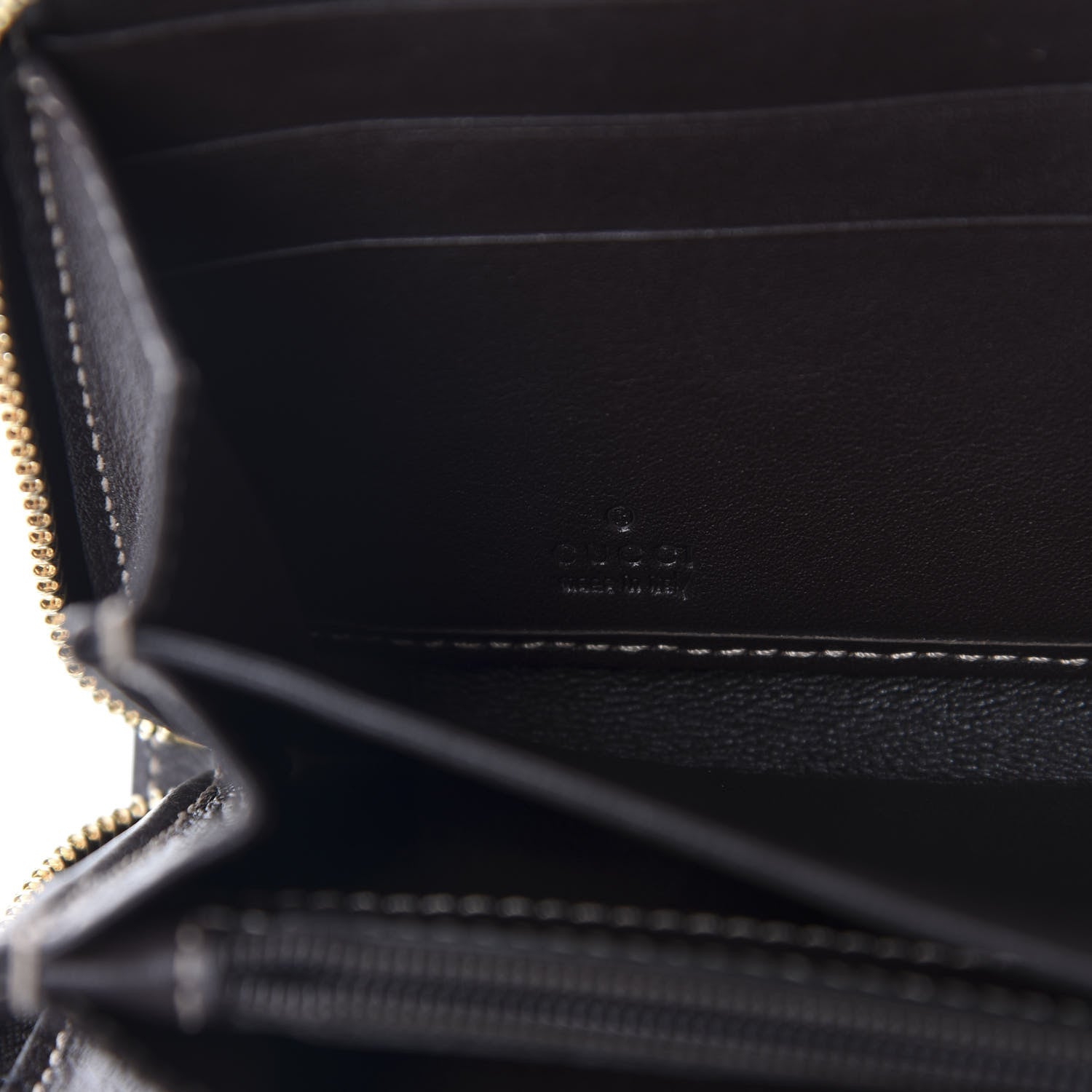 Gucci Monogram Princy Zip Around Wallet Dark Brown 6 of 7