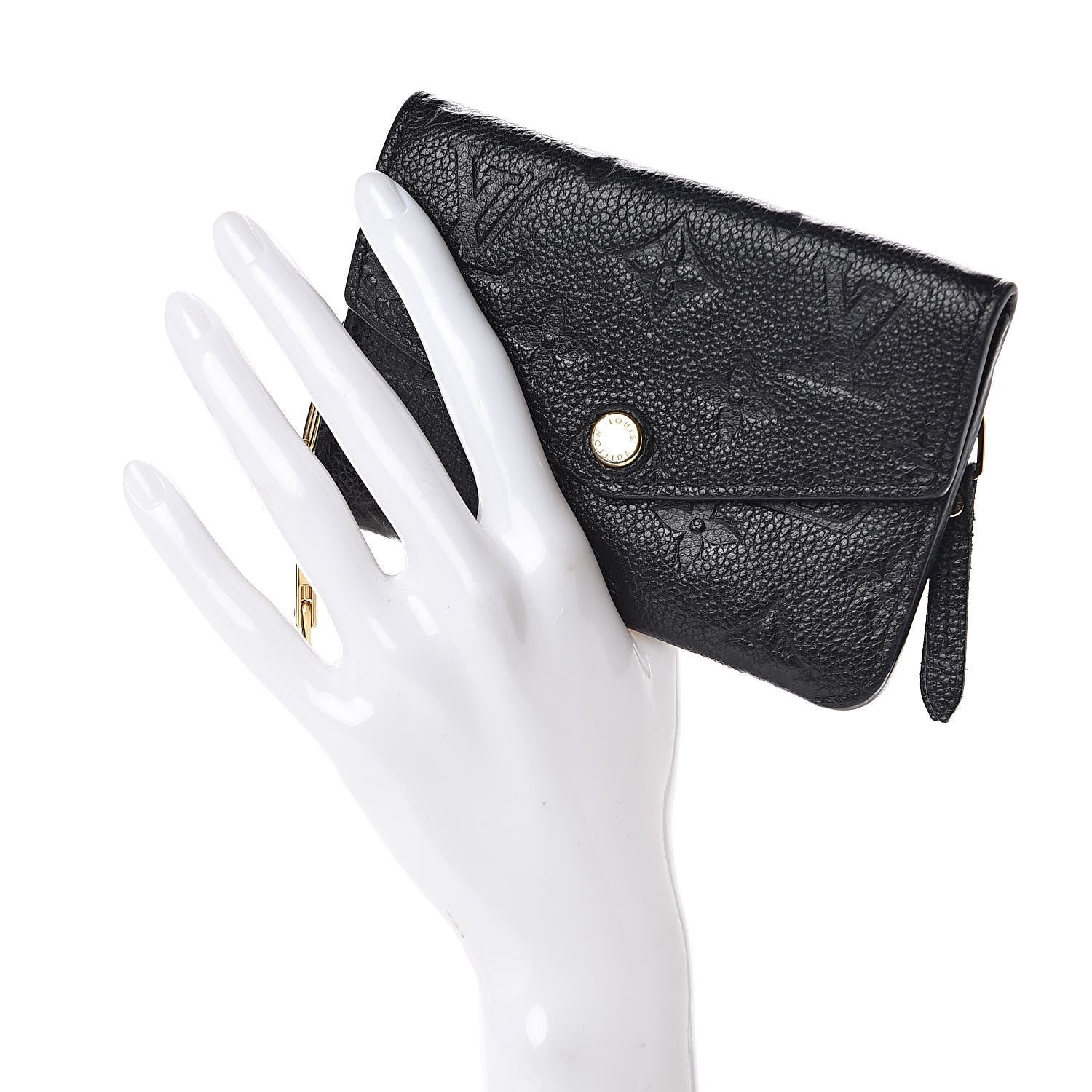 Louis Vuitton Empreinte Key Pouch Black 2 of 6