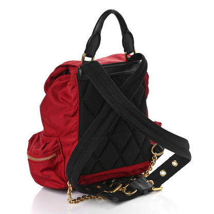 Burberry Nylon Small Rucksack Backpack Red 2 of 9