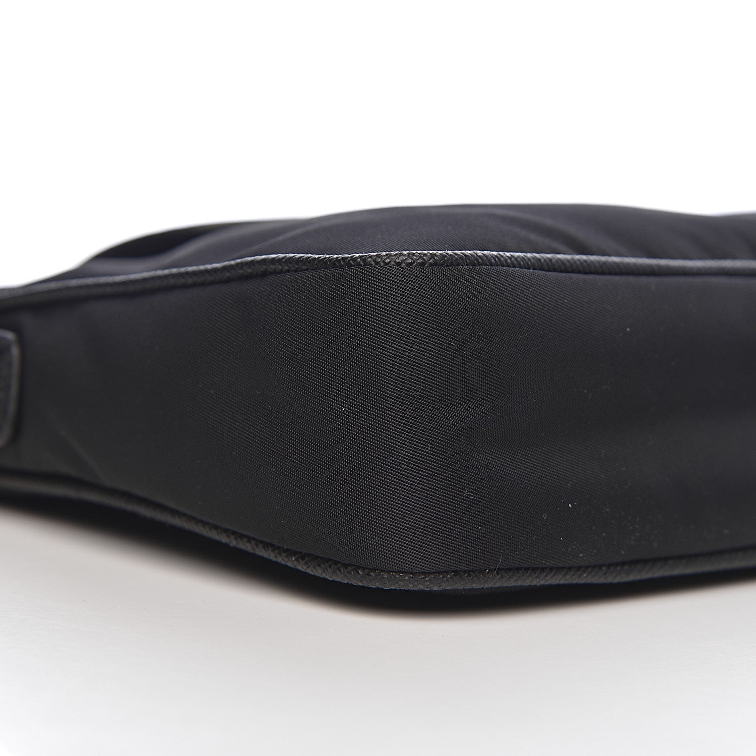 Prada Tessuto Nylon Saffiano Crossbody Bag Black 8 of 10