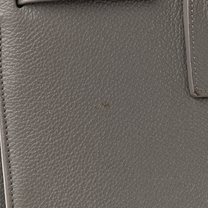 Saint Laurent Grained Calfskin Small Sac De Jour Grey 8 of 12