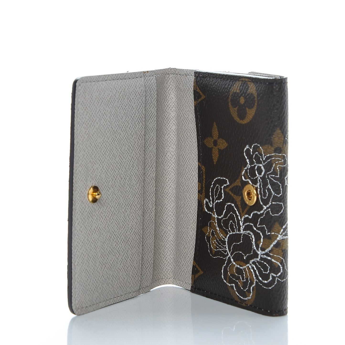Monogram Dentelle Ludlow Wallet Silver