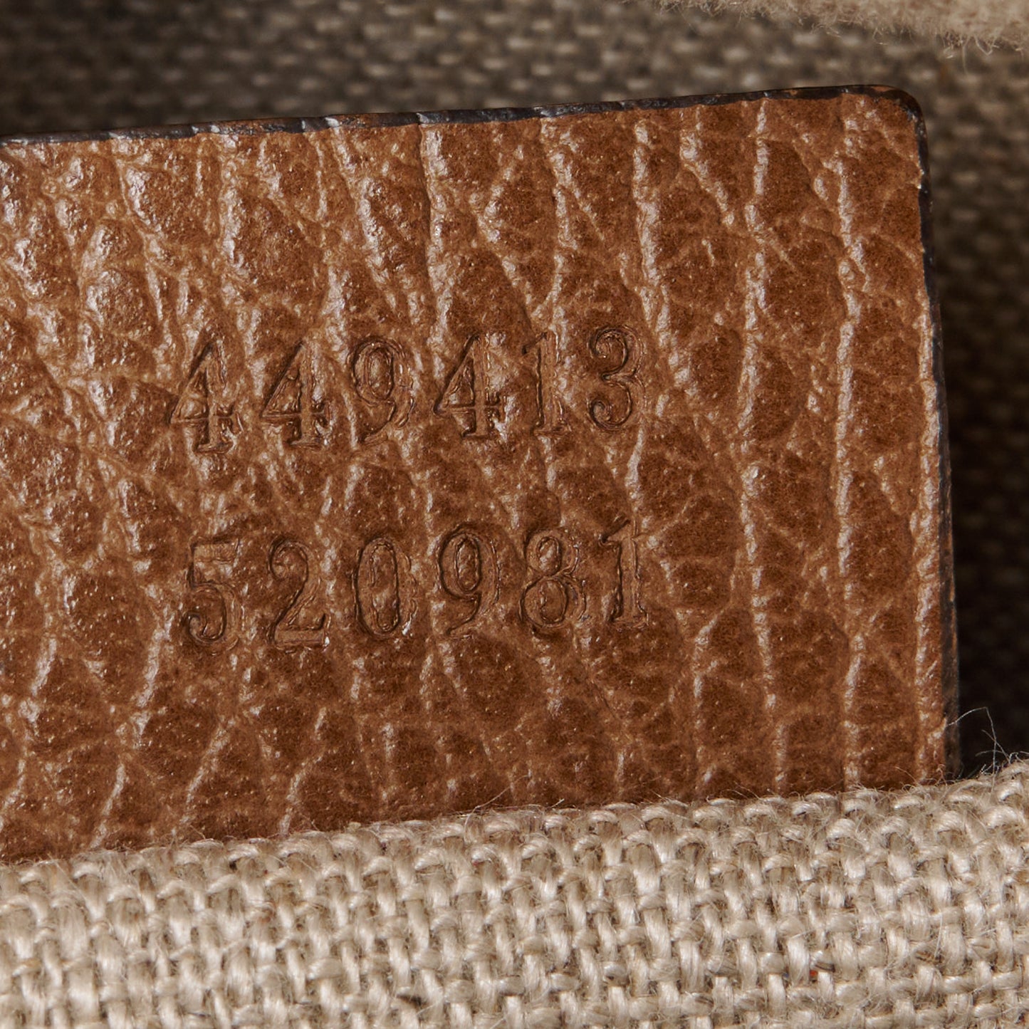 Monogram Mini Bree Messenger Bag Beige Tabacco